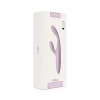Тонкий кролик-вібратор Svakom Cici+ 2 Lilac, керування зі смартфона, підігрів до 38 °C — Переглянути зображення 11