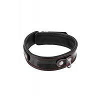 Нашийник із натуральної шкіри Fetish Tentation Premium Patent leather choker, кріпильне кільце — Переглянути зображення 1