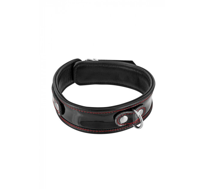 Нашийник з натуральної шкіри Fetish Tentation Premium Patent leathe chocker