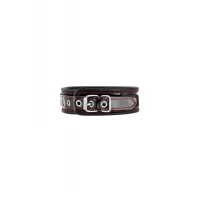 Нашийник із натуральної шкіри Fetish Tentation Premium Patent leather choker, кріпильне кільце — Переглянути зображення 2