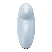 Вібростимулятор-пульсатор Satisfyer Tap &amp; Climax 2 Blue, ефект постукування пальцем — Просмотреть изображение 3