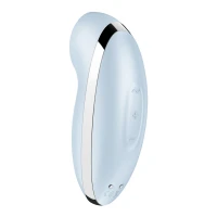 Вібростимулятор-пульсатор Satisfyer Tap &amp; Climax 2 Blue, ефект постукування пальцем — Просмотреть изображение 5