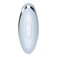 Вібростимулятор-пульсатор Satisfyer Tap &amp; Climax 2 Blue, ефект постукування пальцем — Просмотреть изображение 6