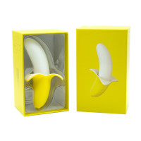 Вибратор-банан Banana Bliss Mini Silicone Vibrator, вагинально-клиторальная стимуляция, 10 режимов