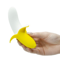 Вибратор-банан Banana Bliss Mini Silicone Vibrator, вагинально-клиторальная стимуляция, 10 режимов