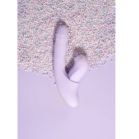 Смарт-вибратор 5в1 Svakom DuoGlow, пульсирующий вибратор с бусинами и пульсирующий стимулятор, подогрев — Просмотреть изображение 14