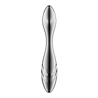 Металевий дилдо Satisfyer Pure Gravity 3, двосторонній, можна нагрівати й охолоджувати, дуже важкий — Просмотреть изображение 3
