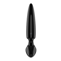 Тристоронній скляний дилдо Satisfyer Triple Crystal 1 Black — Переглянути зображення 3