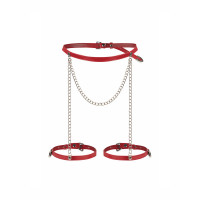 Пояс з гартерами Obsessive Inferro harness bottom S/M/L — Переглянути зображення 3