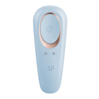 Вібратор для пар Satisfyer Double Classic Light Blue з одним моторчиком — Просмотреть изображение 4