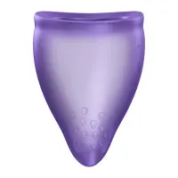 Менструальна чаша Fun Factory FUN CUP SIZE B Black Currant, багаторазова, діаметр 4,3 см, об’єм 30 мл — Переглянути зображення 1