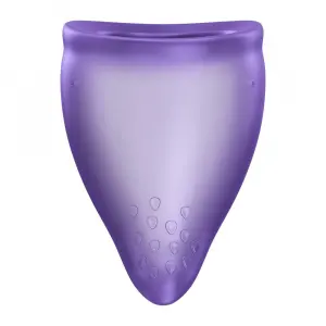 Менструальна чаша Fun Factory FUN CUP SIZE B Black Currant, багаторазова, діаметр 4,3 см, об’єм 30 мл
