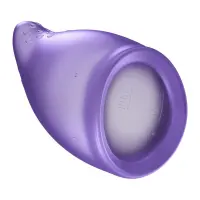 Менструальна чаша Fun Factory FUN CUP SIZE B Black Currant, багаторазова, діаметр 4,3 см, об’єм 30 мл — Переглянути зображення 2