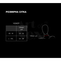 Чокер-комір з шипами Art of Sex - Ariadne, екошкіра, колір чорний, L-2XL — Переглянути зображення 4