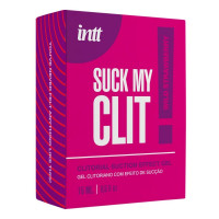 Смоктайзер для клітора Intt Suck My Clit Wild Strawberry (15 мл), полуниця, гель з ефектом посмоктування — Переглянути зображення 4
