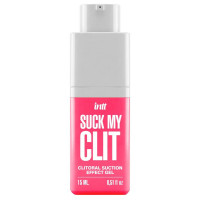 Смоктайзер для клітора Intt Suck My Clit Wild Strawberry (15 мл), полуниця, гель з ефектом посмоктування