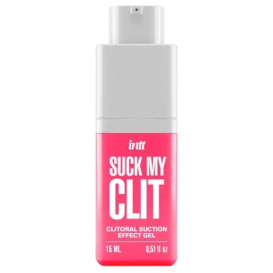 Смоктайзер для клітора Intt Suck My Clit Wild Strawberry (15 мл), полуниця, гель з ефектом посмоктування
