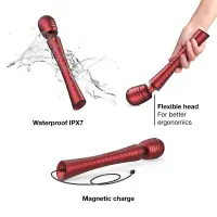 Вібромасажер MAN.WAND EDGY Velvet Red — Просмотреть изображение 2