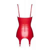 Корсет із підв'язками для панчіх Noir Handmade F368 Bombshell Fierce Corset-belt Red XS — Переглянути зображення 18