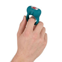 Эрекционное виброкольцо Fun Factory Steady Bottle Green