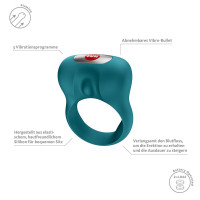 Эрекционное виброкольцо Fun Factory Steady Bottle Green — Просмотреть изображение 3