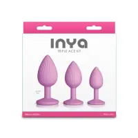Набір анальних пробок NS Novelties INYA - Triple Ace Kit - Blush — Переглянути зображення 3
