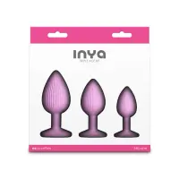 Набір анальних пробок NS Novelties INYA - Triple Ace Kit - Blush — Переглянути зображення 4