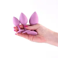 Набір анальних пробок NS Novelties INYA - Triple Ace Kit - Blush — Переглянути зображення 2