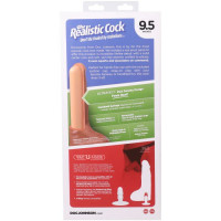 Кончающий фаллоимитатор Doc Johnson The Realistic Cock ULTRASKYN - Squirting 9,5 Inch Vanilla — Просмотреть изображение 12
