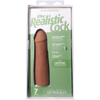Фалоімітатор Doc Johnson The Realistic Cock ULTRASKYN - 7 Inch Caramel — Переглянути зображення 10