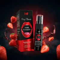Спрей для глибокого мінету Intt Deep Throat Oral Spray Strawberry (12 мл) — Переглянути зображення 10