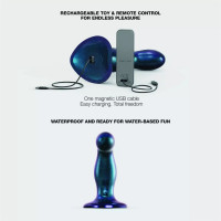 Дилдо з вібрацією Strap-On-Me FINGERING &amp; VIBRATING DILDO - M - BLUE, з манливим рухом — Переглянути зображення 3