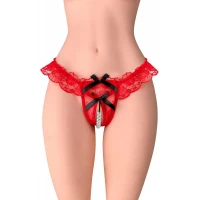 Трусики з перлинами Fashion Secret Romance Red