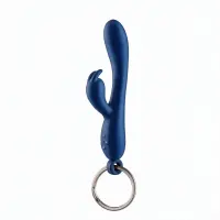 Брелок вибратор-кролик Diverty Sex Blue