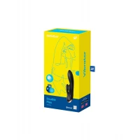 Смарт вібратор-кролик із подвійним відростком Satisfyer Double Flex Black — Просмотреть изображение 4