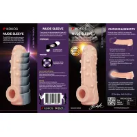 Насадка на член Kokos Nude Sleeve NS 002 S — Переглянути зображення 5