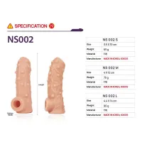 Насадка на член Kokos Nude Sleeve NS 002 S — Переглянути зображення 4