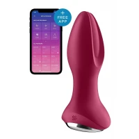 Анальна смарт-вібропробка із перлинним масажем Satisfyer Rotator Plug 2+ Violet (м'яте паковання!!!) — Переглянути зображення 1