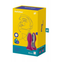 Анальна смарт-вібропробка із перлинним масажем Satisfyer Rotator Plug 2+ Violet (м'яте паковання!!!) — Переглянути зображення 10