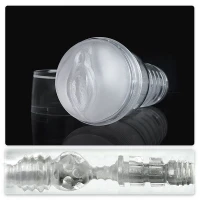 Мастурбатор-вагіна Fleshlight Ice Lady Crystal, напівпрозорий матеріал і корпус — Переглянути зображення 1