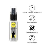 Спрей-пролонгатор pjur Superhero Performance Spray 20 мл, всотується в шкіру, природні компоненти — Переглянути зображення 2