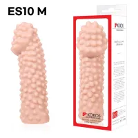 Насадка на член Kokos Extreme Sleeve ES.10 розмір M, потовщувальна, стимулюючий рельєф — Переглянути зображення 3