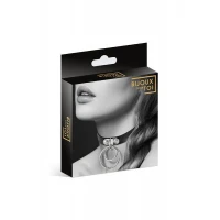 Чокер з двома кільцями Bijoux Pour Toi - TWO RINGS, екошкіра — Переглянути зображення 3
