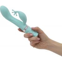 Розкішний вібратор-кролик Pillow Talk - Kinky Teal з кристалом Сваровські, потужний — Переглянути зображення 3