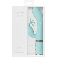 Роскошный вибратор-кролик Pillow Talk - Kinky Teal с кристаллом Сваровски, мощный — Просмотреть изображение 11