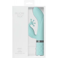 Розкішний вібратор-кролик Pillow Talk - Kinky Teal з кристалом Сваровські, потужний — Переглянути зображення 11