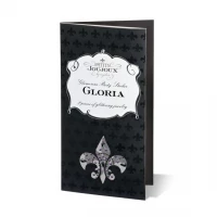 Пестіс з кристалів Petits Joujoux Gloria set of 2 - Black/Pink, прикраса на груди — Переглянути зображення 2
