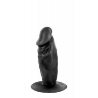 Фалоімітатор Real Body — Real Tim Black, TPE, діаметр 3,4 см