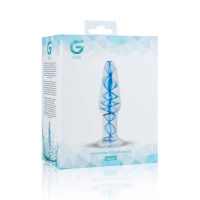 Скляна анальна пробка з внутрішньою спіраллю Gildo Glass Buttplug No. 23 — Переглянути зображення 4