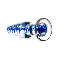 Скляна анальна пробка з внутрішньою спіраллю Gildo Glass Buttplug No. 23 — Переглянути зображення 2
